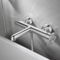 Miscelatore vasca con rotella monocomando finitura lucida | INNER-CROMO kamalu - 1