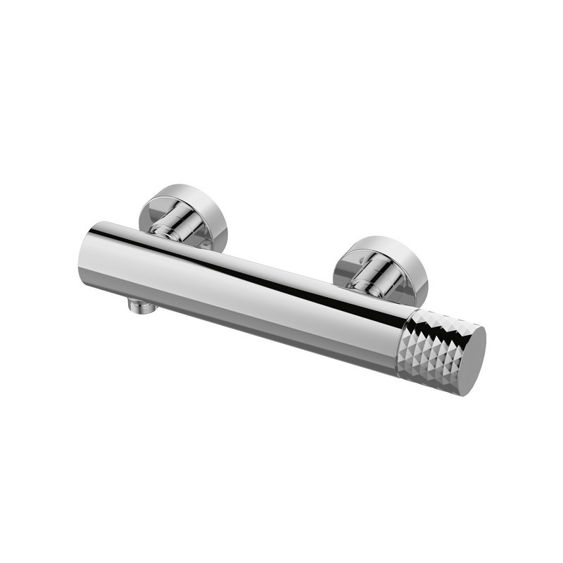 Miscelatore doccia maiglia con dettaglio trama diamantata | BRASS kamalu - 1