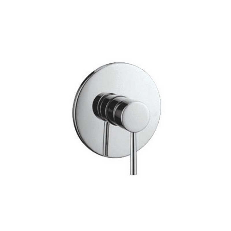 Miscelatore doccia da incasso in acciaio inox finitura cromo| KAM-ARTE CROMO kamalu - 1