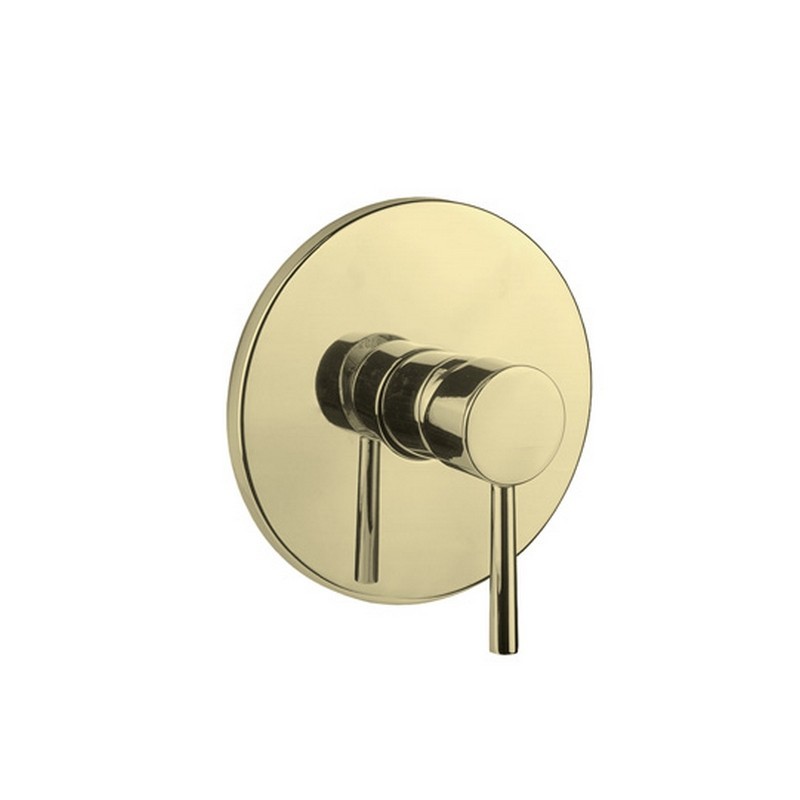 Miscelatore doccia da incasso in acciaio inox finitura oro | KAM-ARTE ORO kamalu - 1