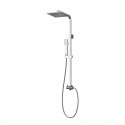 Colonna doccia design quadrato con soffione, doccetta e flessibile | V300C kamalu - 6