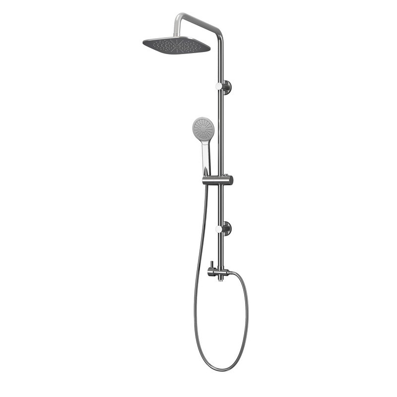 Colonna doccia con deviatore soffione 20x20 e doccetta modello G330 kamalu - 2