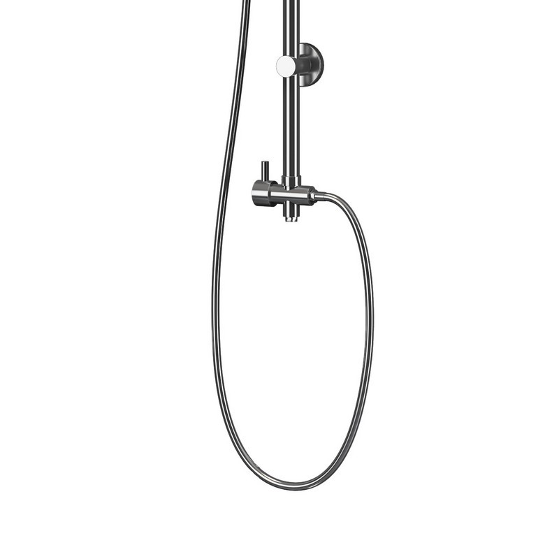 Colonna doccia con deviatore soffione 20x20 e doccetta modello G330 kamalu - 3