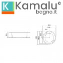 Vasca idromassaggio angolare per 4 persone | 4000K kamalu - 6