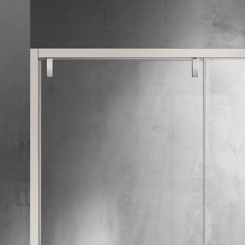 Doccia nicchia 140cm finitura acciaio spazzolato | KSA4000AS kamalu - 5