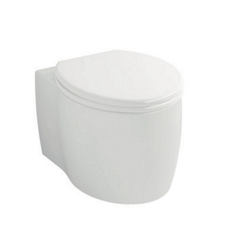 WC sospeso in ceramica sistema Soft-close Alizee-S90 kamalu - 3