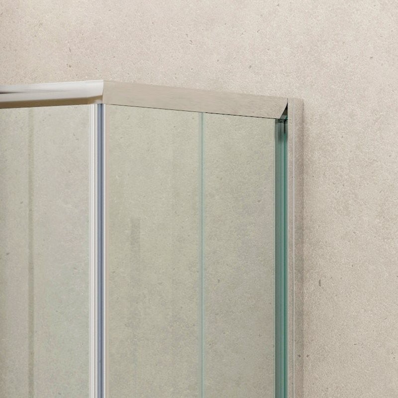 Box doccia basso 80x80 angolare altezza 170cm K410 kamalu - 6