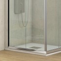 Box doccia basso 80x80 angolare altezza 170cm K410 kamalu - 8