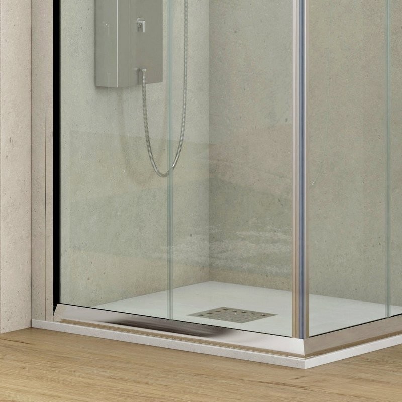 Box doccia basso 80x80 angolare altezza 170cm K410 kamalu - 8