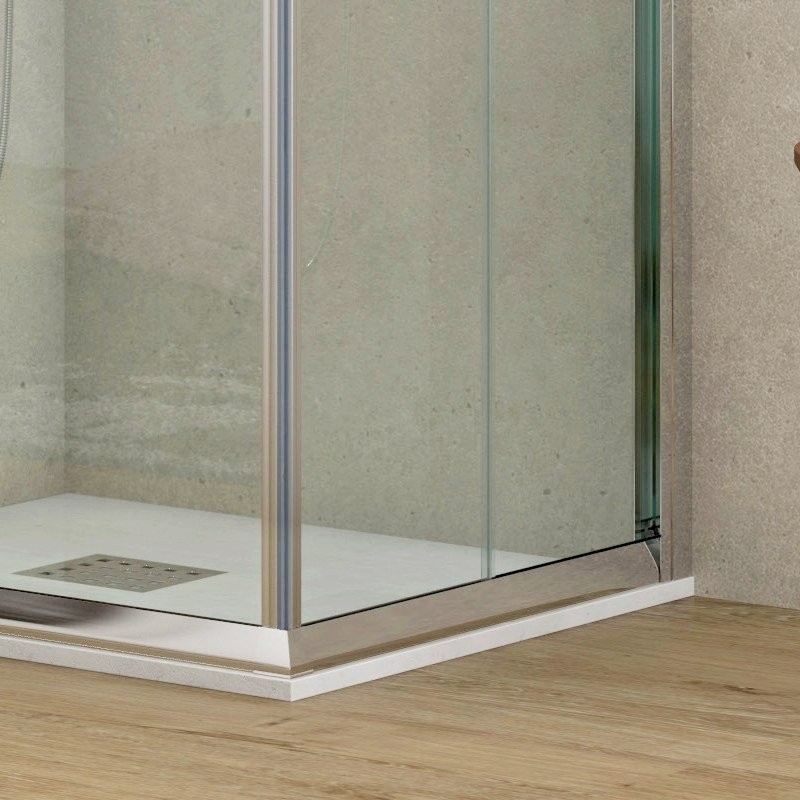 Box doccia basso 80x80 angolare altezza 170cm K410 kamalu - 7