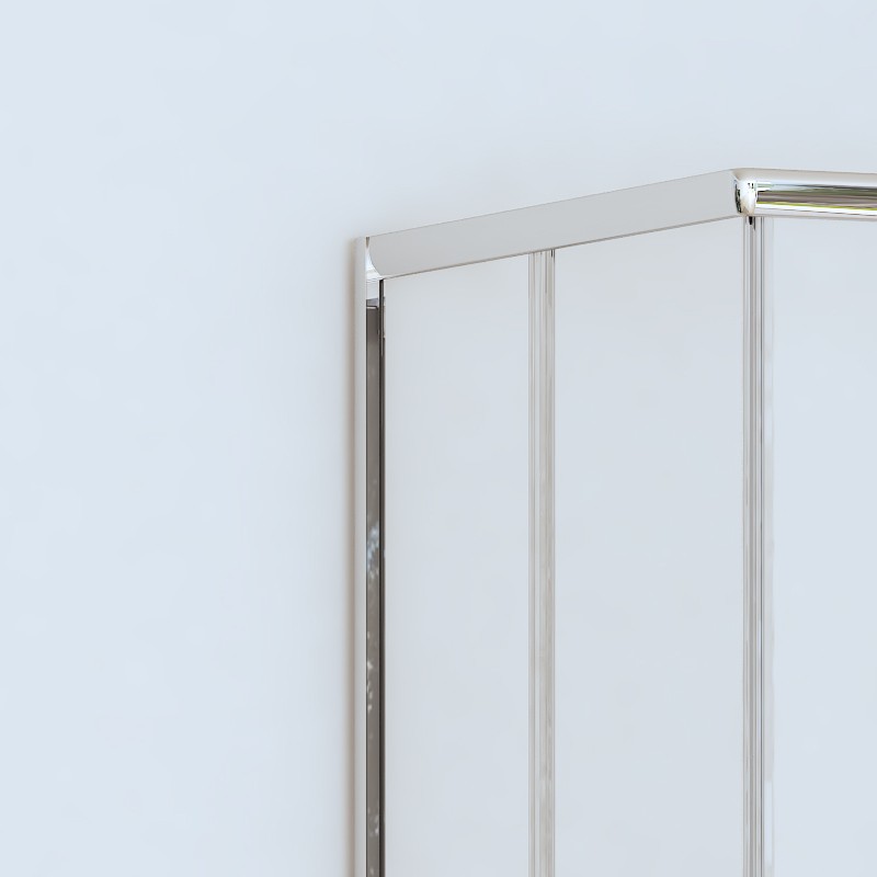 Box doccia 70x90 altezza 170cm vetro anticalcare trasparente | CHIARA EDGE-Q kamalu - 8