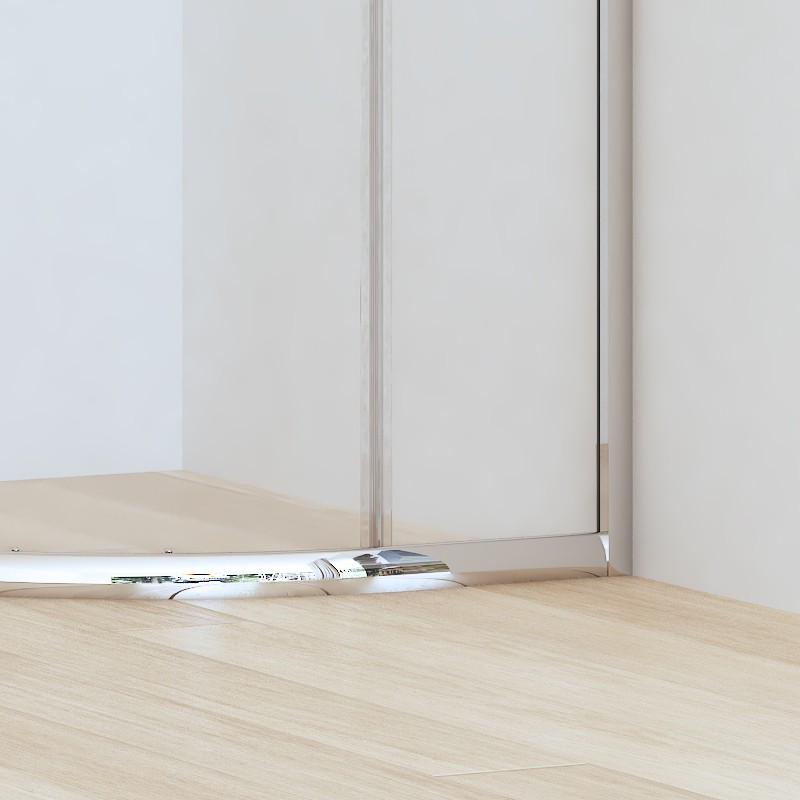 Box doccia basso 80x80cm semicircolare altezza 170cm | CHIARA CURV-Q kamalu - 6