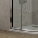Box doccia basso 90x90cm semicircolare altezza 170cm K400 kamalu - 4