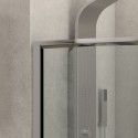 Box doccia basso 90x90cm semicircolare altezza 170cm K400 kamalu - 5