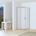 Box doccia 70x90 altezza ridotta 170cm vetro anticalcare | CHIARA EDGE-R kamalu - 1