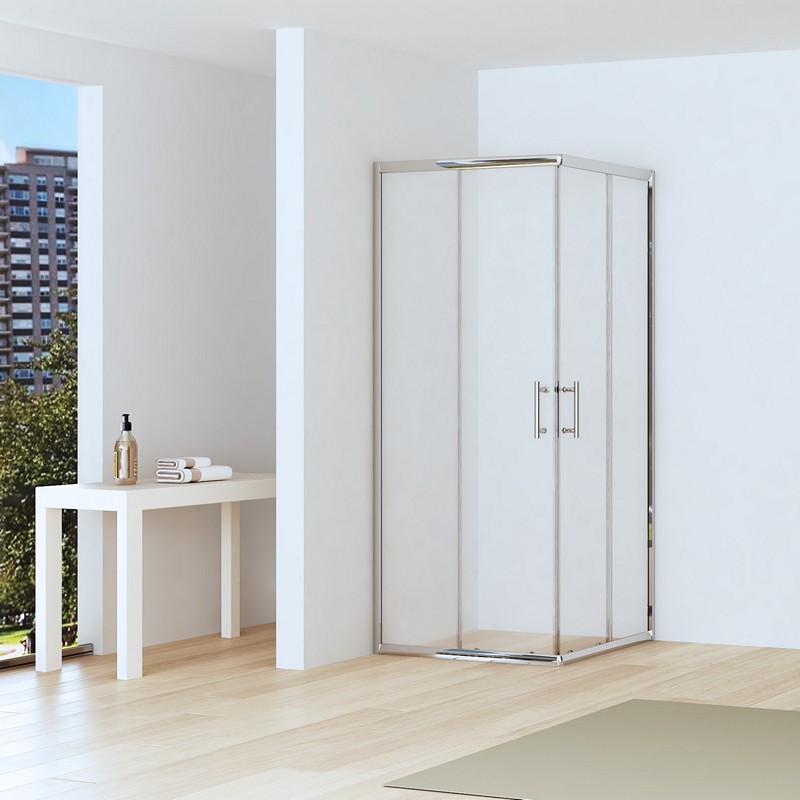 Box doccia 70x90 altezza ridotta 170cm vetro anticalcare | CHIARA EDGE-R kamalu - 1