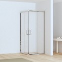 Box doccia 70x90 altezza ridotta 170cm vetro anticalcare | CHIARA EDGE-R kamalu - 6
