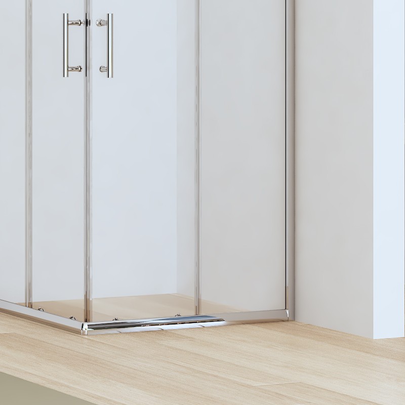 Box doccia 70x90 altezza ridotta 170cm vetro anticalcare | CHIARA EDGE-R kamalu - 7