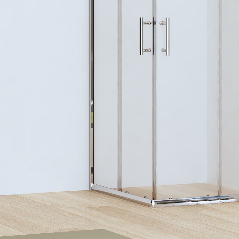 Box doccia 70x90 altezza ridotta 170cm vetro anticalcare | CHIARA EDGE-R kamalu - 8