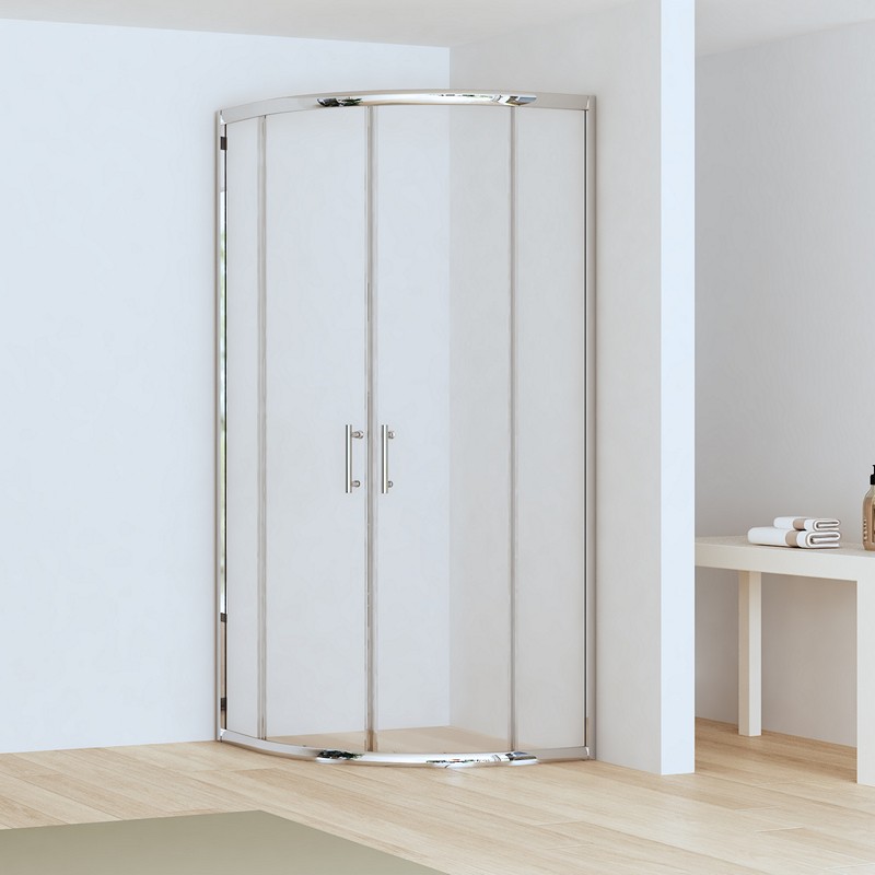 Box doccia 80x80cm semicircolare altezza ridotta 170 cm | CHIARA CURV-R kamalu - 6