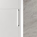 Porta doccia scorrevole 110cm altezza 200cm finitura cromo| KZ4000 kamalu - 5