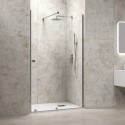 Porta doccia scorrevole 120 cm senza telaio | KNM4000C kamalu - 1