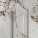 Doccia walk-in ad angolo 90x90cm vetro anticalcare KW4000 kamalu - 6