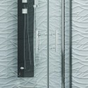Box doccia 80x80 a doppio battente altezza 190 cm | KPX1000 kamalu - 5