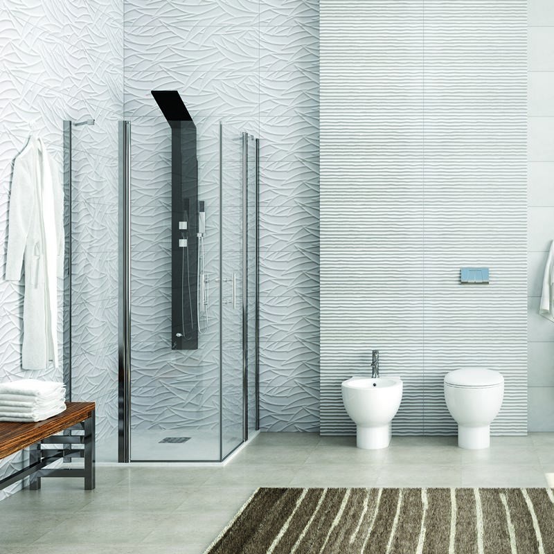 Box doccia 80x80 a doppio battente altezza 190 cm | KPX1000 kamalu - 2