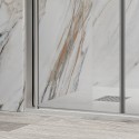 Box doccia 2 battenti 155-160cm vetro trasparente KS2800 saloon kamalu - 7