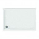 Piatto doccia 110x72 ultra slim bianco in acrilico kamalu - 1