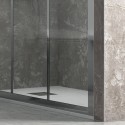 Porta doccia a scorrimento 90cm vetro trasparente K050 kamalu - 3