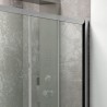 Box doccia 120X70 trasparente apertura scorrimento KP3000S kamalu - 8
