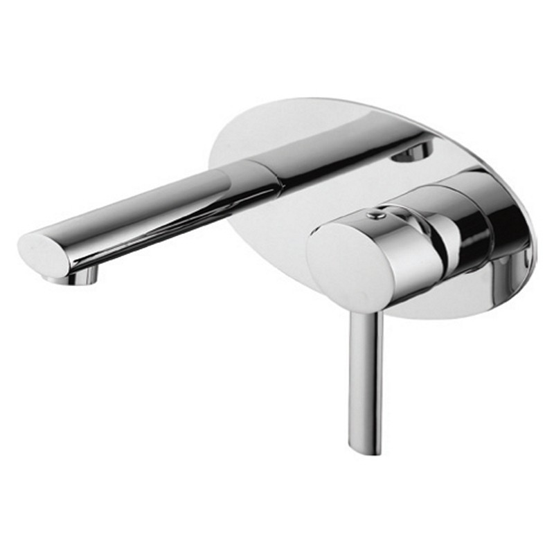 Miscelatore lavabo da incasso in ottone finitura cromata | Orian-IL kamalu - 1