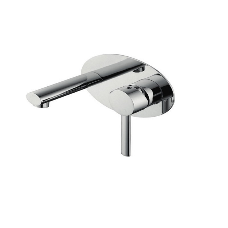Miscelatore lavabo da incasso in ottone finitura cromata | Orian-IL kamalu - 2