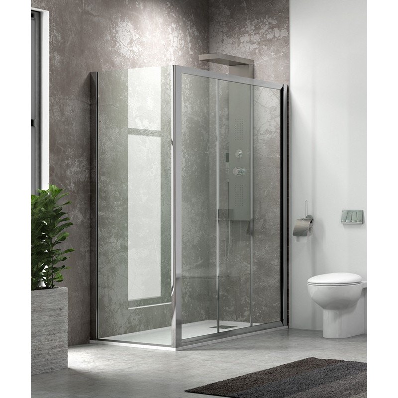 cabina 160x90 apertura scorrimento kamalu