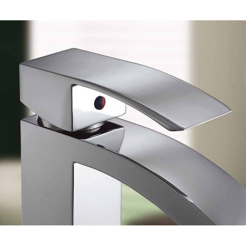 Miscelatore per lavabo design curvo finitura cromata | Lison-L kamalu - 2