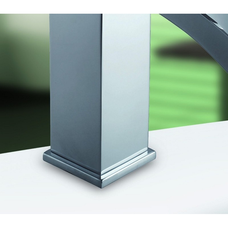 Miscelatore per lavabo design curvo finitura cromata | Lison-L kamalu - 4