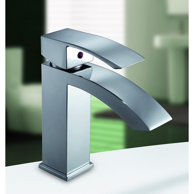 Miscelatore per lavabo design curvo finitura cromata | Lison-L kamalu - 6