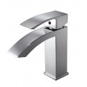 Miscelatore per lavabo design curvo finitura cromata | Lison-L kamalu - 1