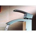 Miscelatore per lavabo design curvo finitura cromata | Lison-L kamalu - 9