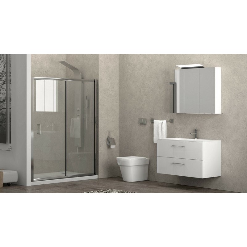 Nicchia doccia 100cm altezza 180cm modello K410N kamalu - 8