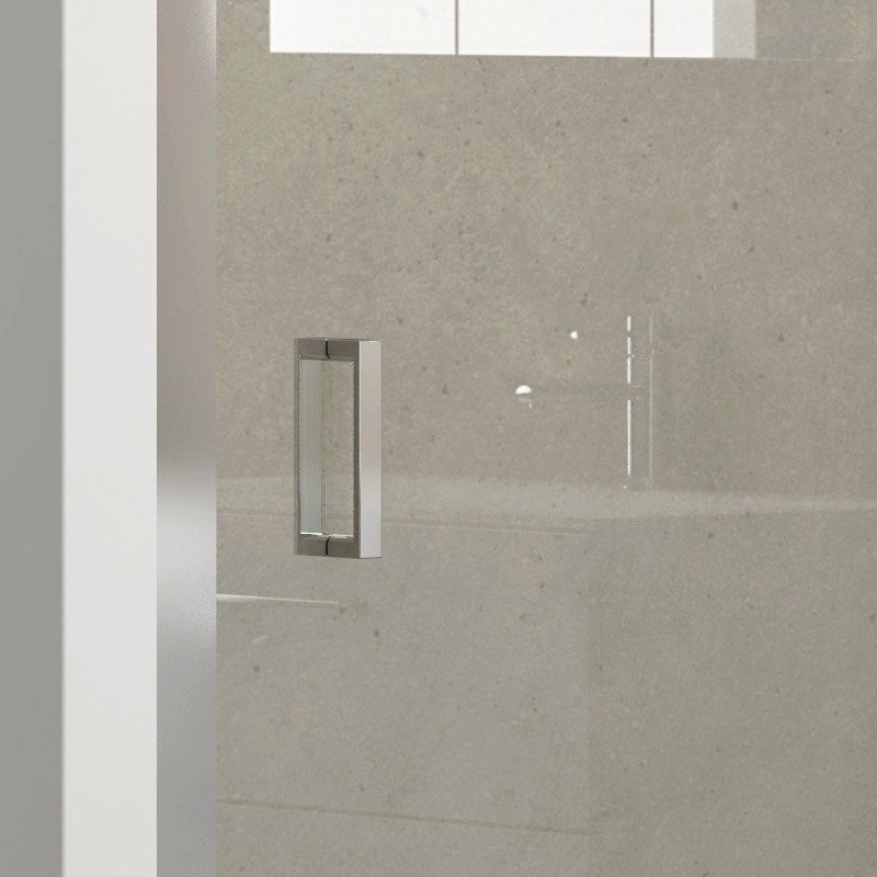 Porta doccia nicchia 110cm con anta scorrevole altezza 180cm K410N kamalu - 5