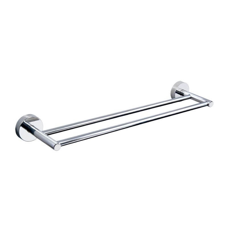 Portasalviette doppia barra 50cm in acciaio inox lucido | MIRA-C kamalu - 1