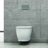 Wc sospeso senza brida e sedile soft-close modello Genta-100S kamalu - 5