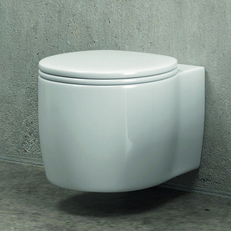 WC sospeso in ceramica sistema Soft-close Alizee-S90 kamalu - 6