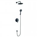 Gruppo miscelatore soffione e doccetta colore nero L2600 kamalu - 2