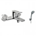 Miscelatore vasca design moderno in ottone lucido | KAM-KANDA CROMO kamalu - 1