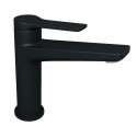 Miscelatore lavabo finitura nera opaca design moderno | KAM-KANDA NERO kamalu - 2