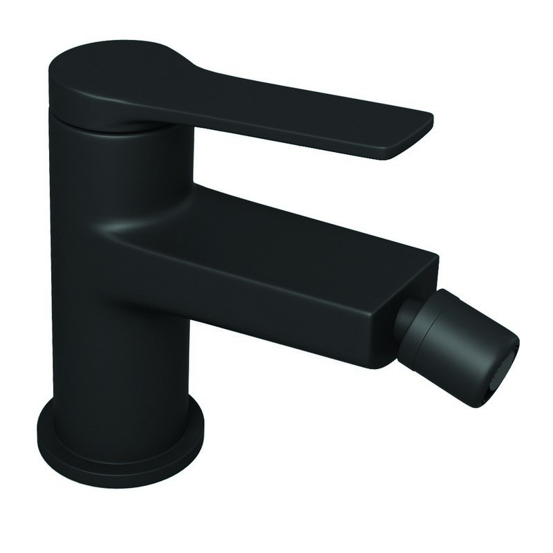 Miscelatore bidet colore nero opaco design moderno | KAM-KANDA NERO kamalu - 1